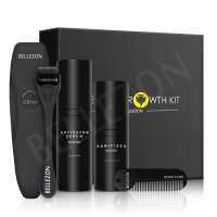 OEM Luxury New Style Professional Beard Serum Sanitizer and Roller Growth Kit For Men